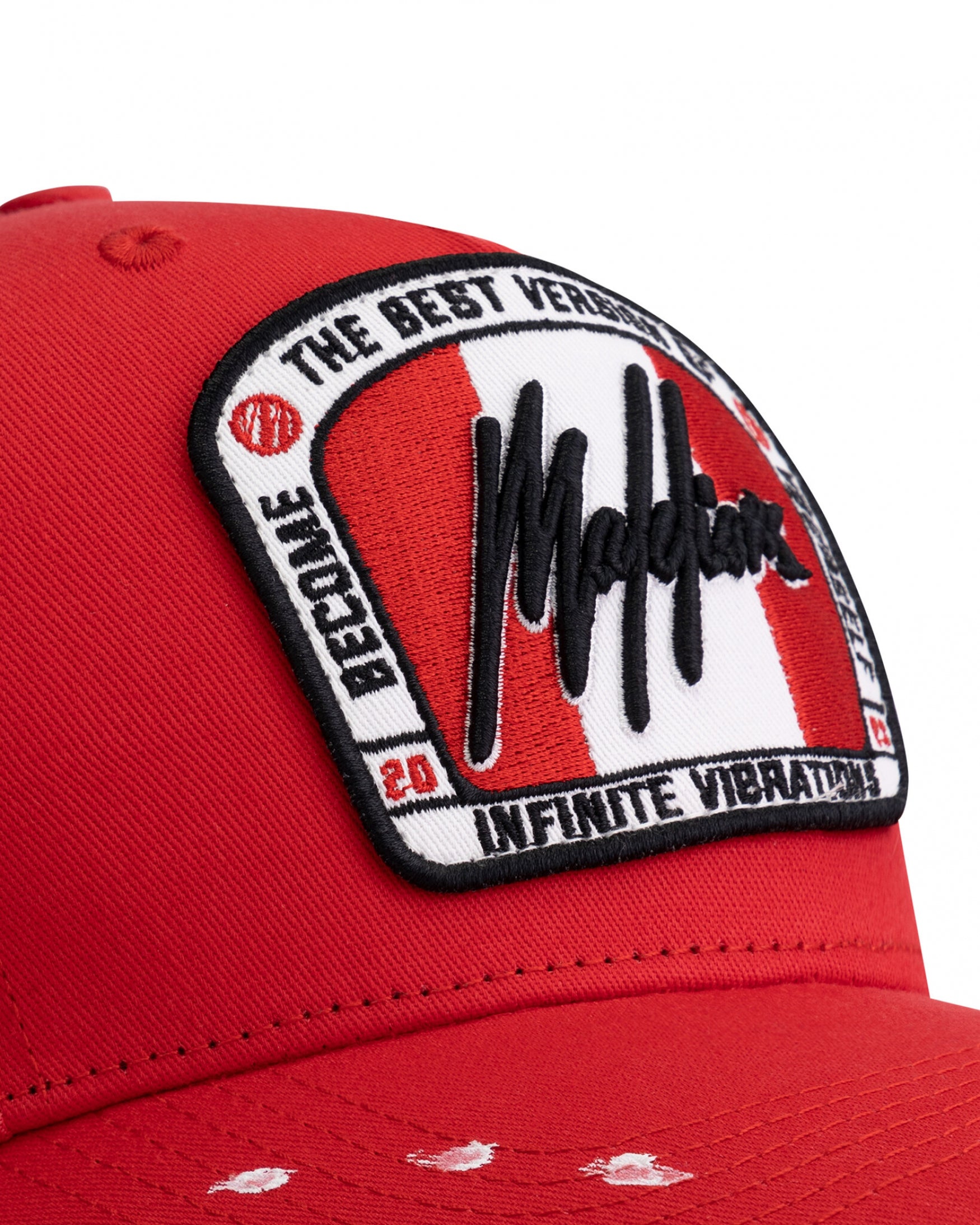 Malelions Men Baseball Patch Cap | Red