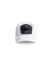 Malelions Men Baseball Patch Cap | White/Black