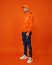 Malelions Limited Kingsday Painter Hoodie | Orange/White