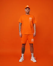 Malelions Limited Kingsday Painter Shorts | Orange/White