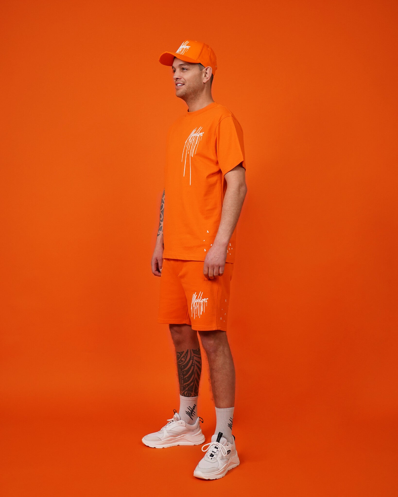 Malelions Limited Kingsday Painter Shorts | Orange/White