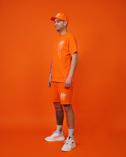 Malelions Limited Kingsday Painter Shorts | Orange/White