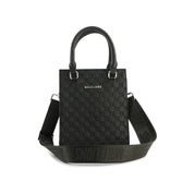 Malelions Monogram Handbag | Black