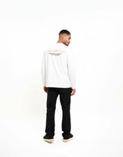 Malelions Men Gallery Longsleeve T-Shirt | White