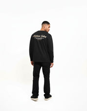Malelions Men Gallery Longsleeve T-Shirt | Black