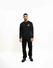 Malelions Men Gallery Longsleeve T-Shirt | Black