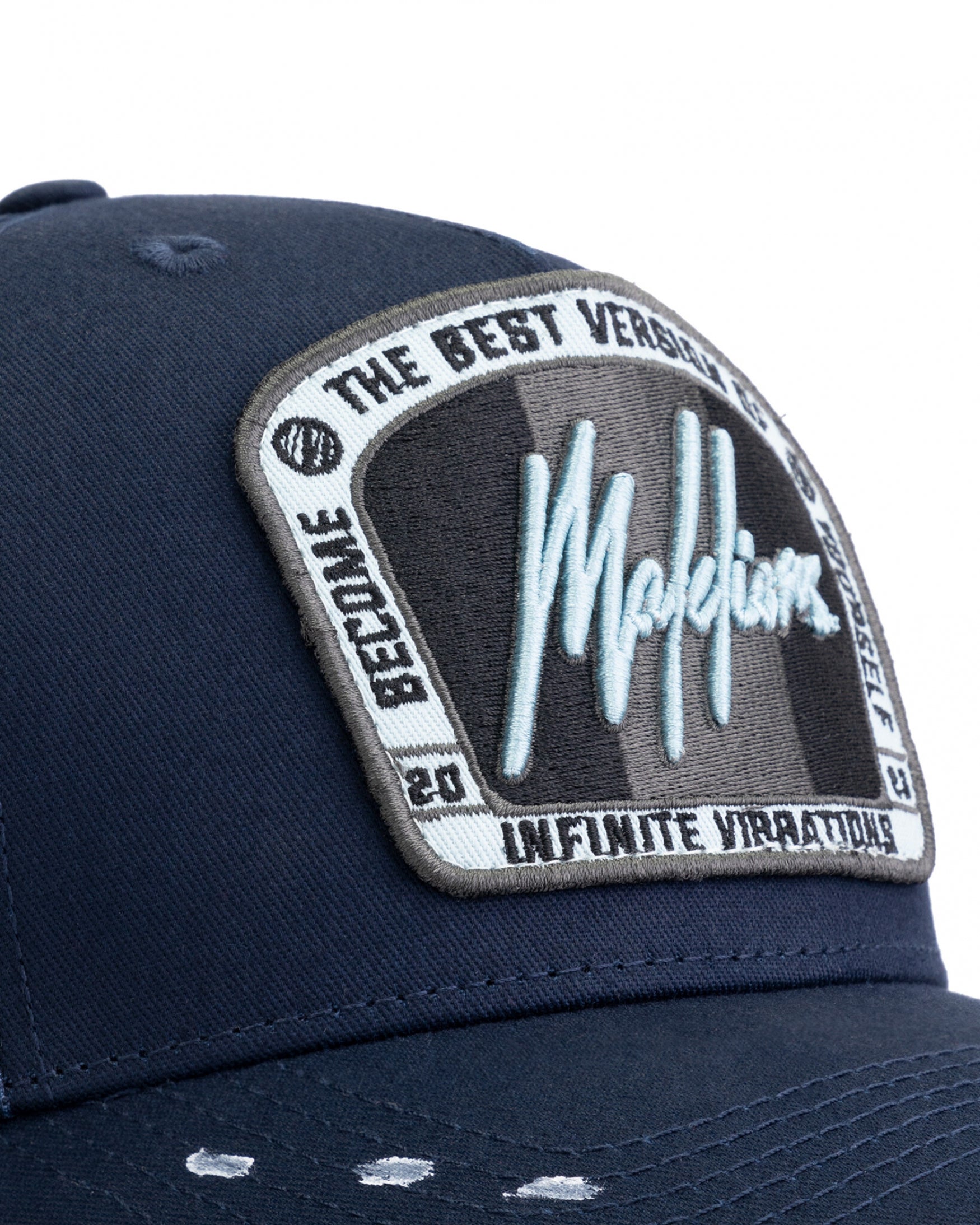 Malelions Men Baseball Patch Cap | Navy/Light Blue