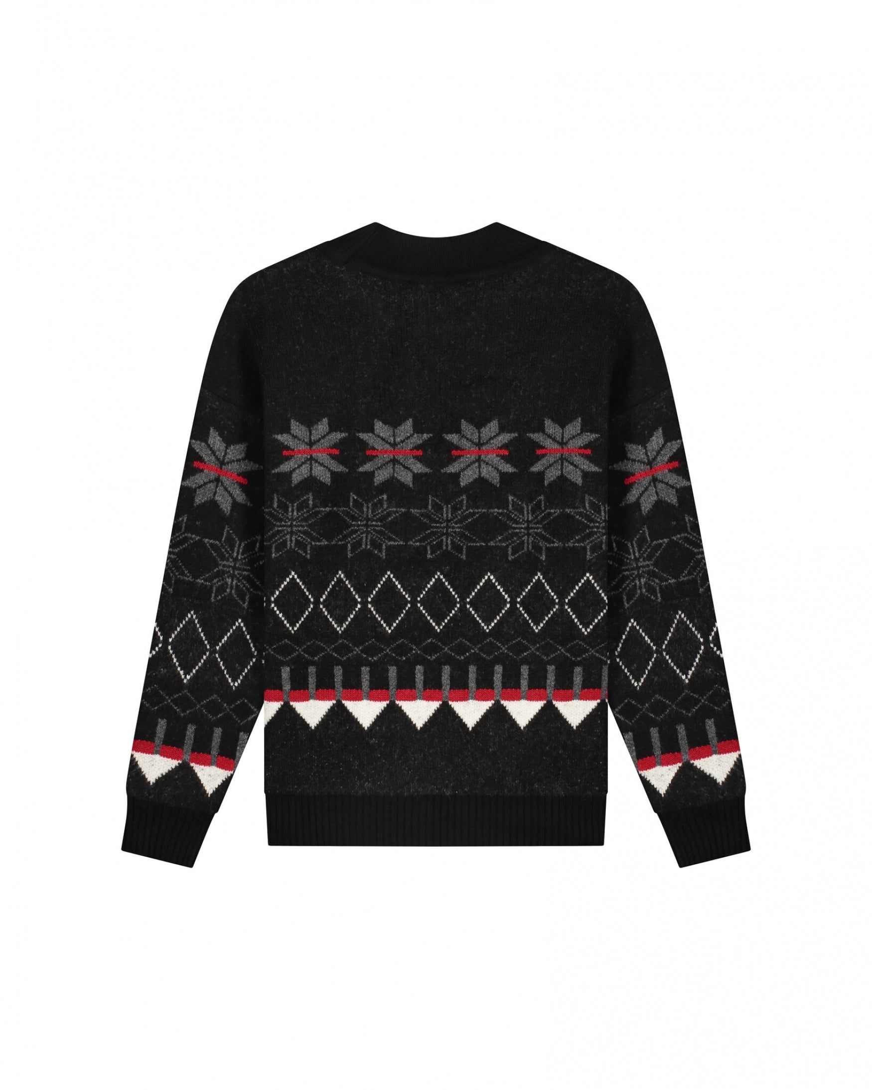 Malelions Women Christmas Sweater | Black/Red