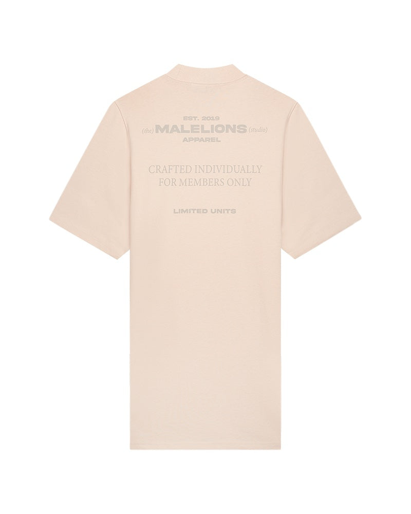 Malelions Women Members T-Shirt Dress | Beige