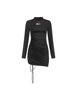 Malelions Women Drawcord Dress | Black