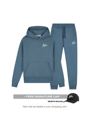 Malelions Women Signature Tracksuit | Blue