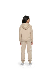 Malelions Junior Girls Members Hoodie | Light Beige