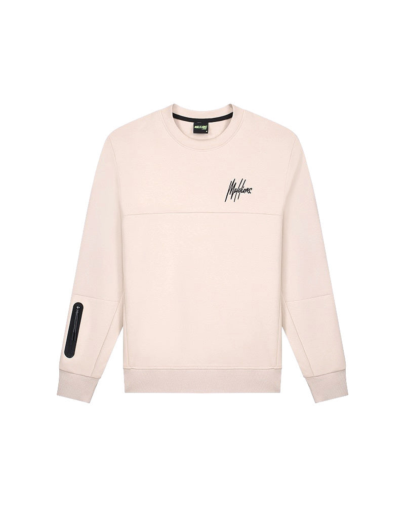 Malelions Sport Counter Sweater | Beige