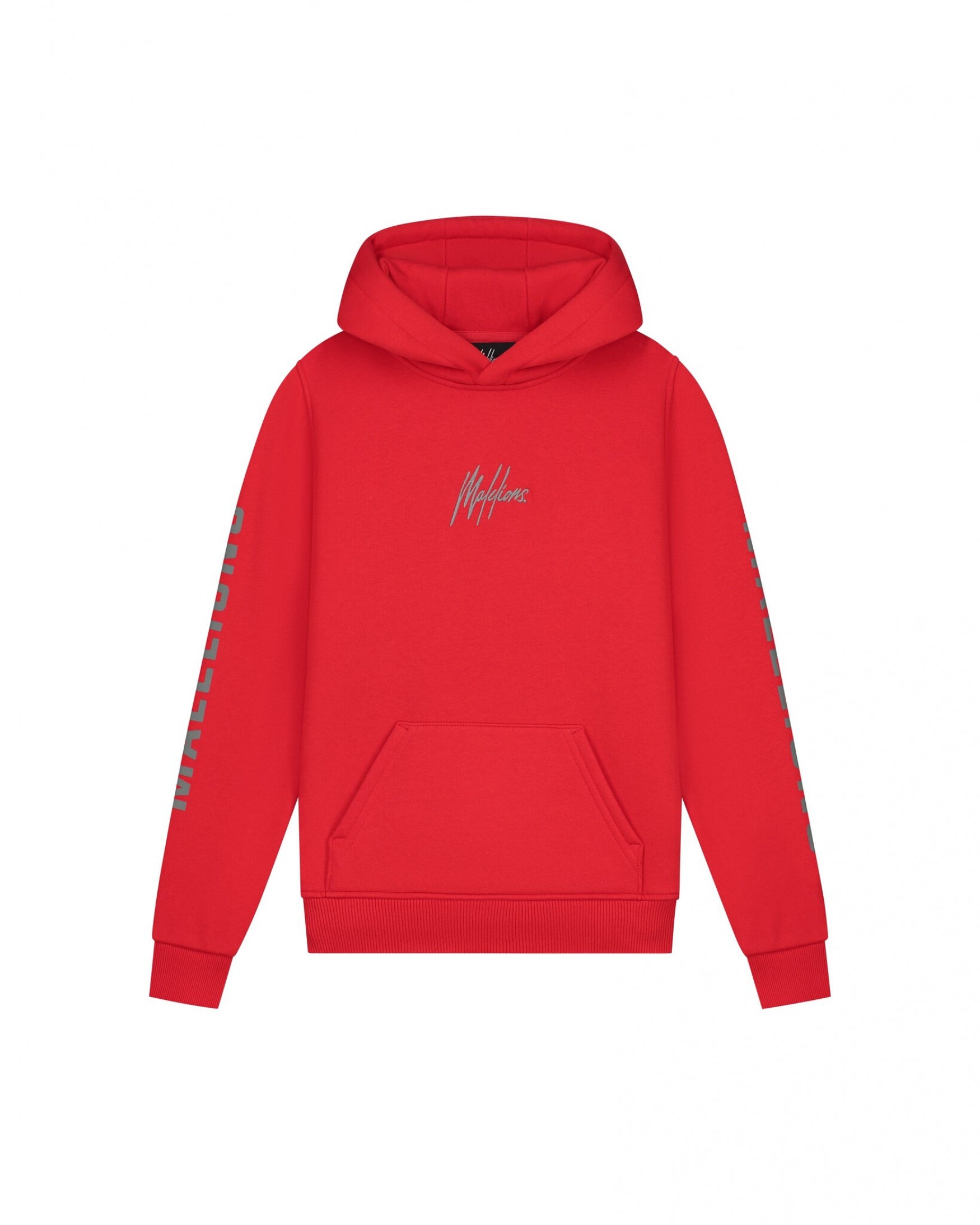  Malelions Junior Lective Hoodie | Red/Grey