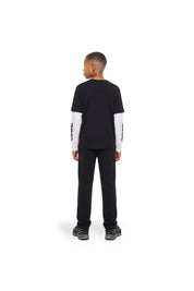 Malelions Junior College Double Layered Longsleeve T-Shirt | Black