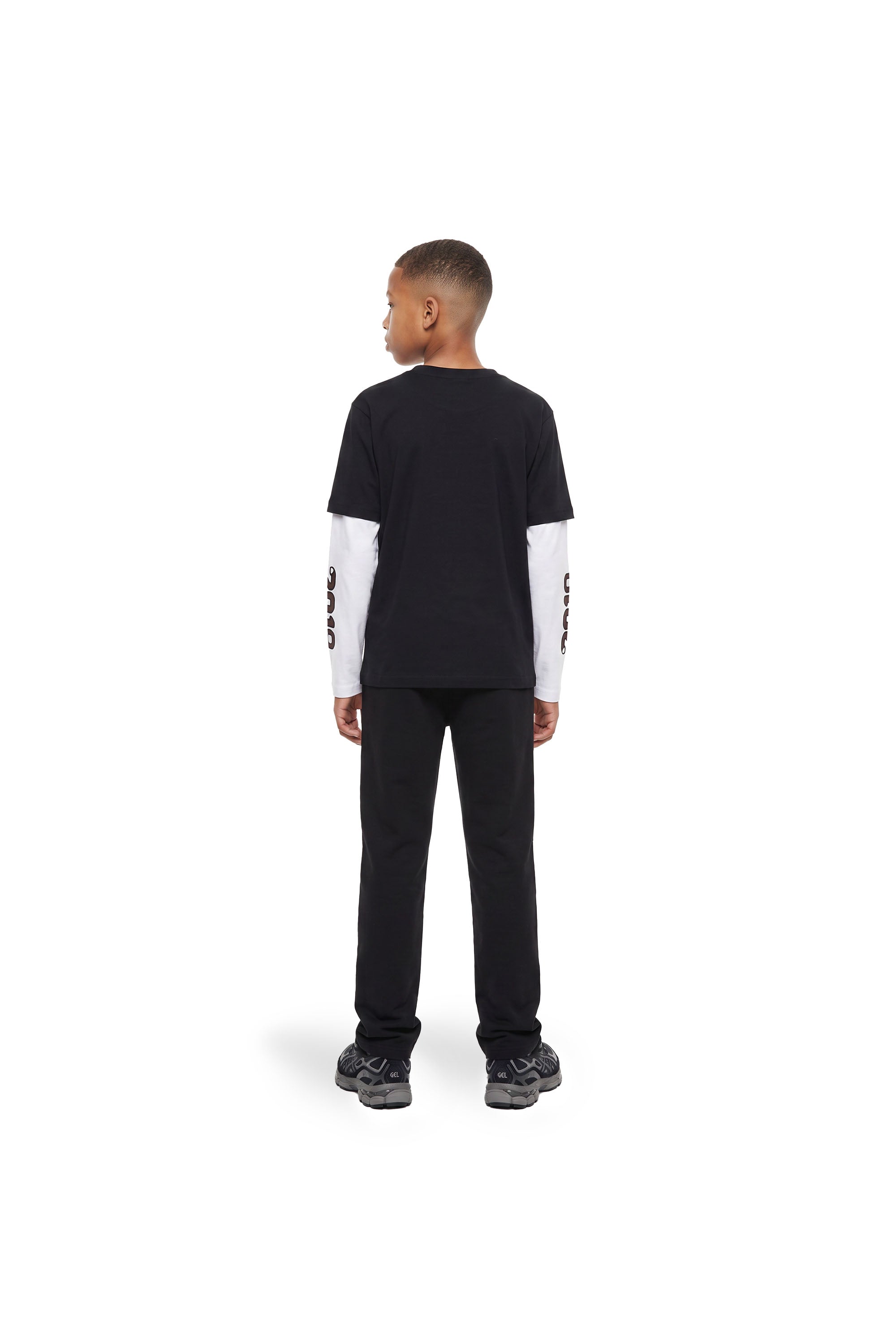 Malelions Junior College Double Layered Longsleeve T-Shirt | Black