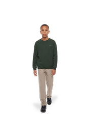 Malelions Junior Relaxed Basic Waffle Sweater | Racing Green