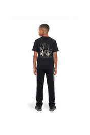 Malelions Junior Relaxed Flower T-Shirt | Black