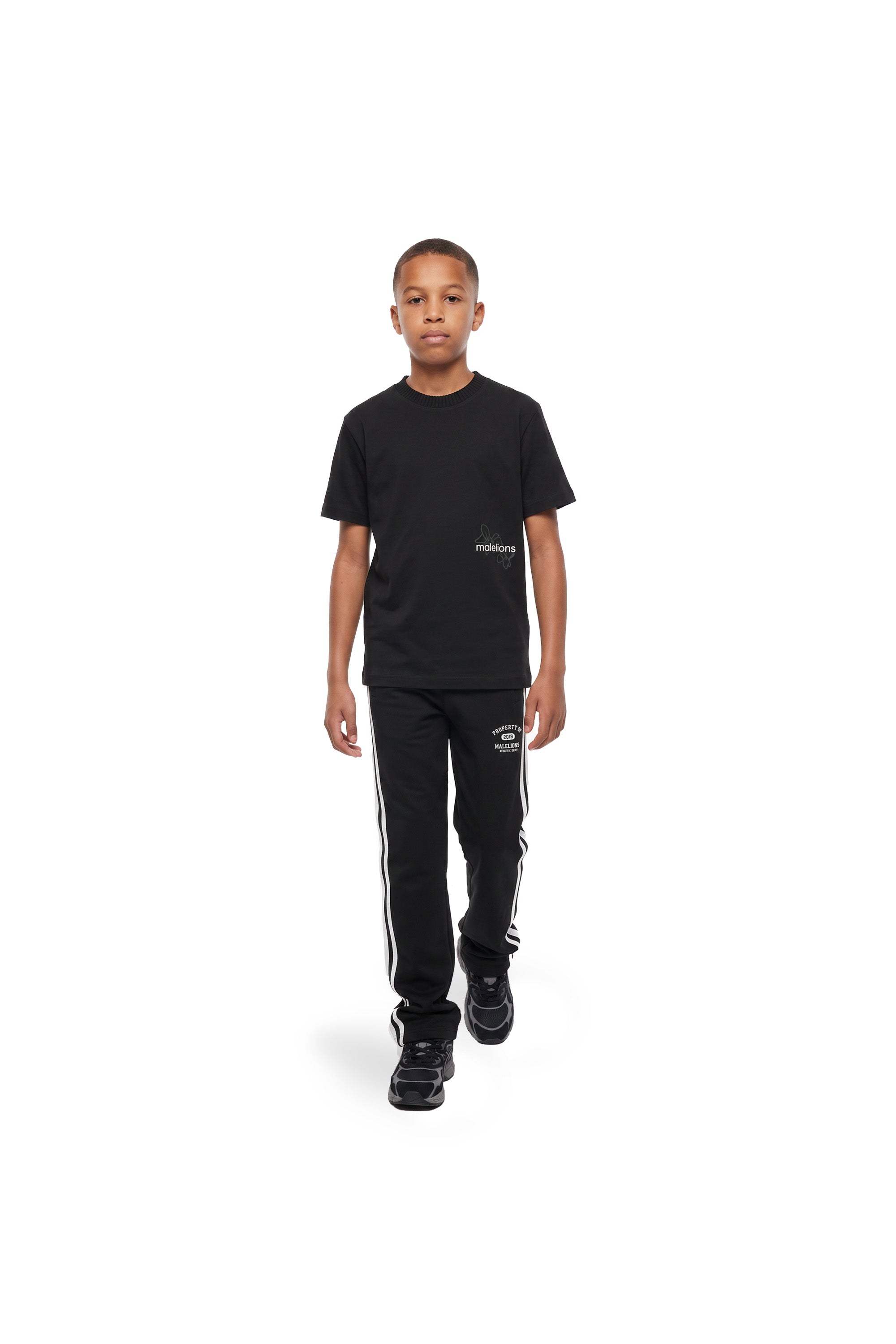 Malelions Junior Relaxed Flower T-Shirt | Black
