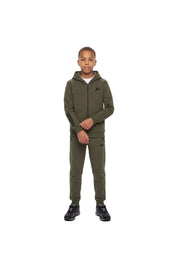 Malelions Junior Counter Hooded Vest | Dark Olive