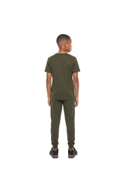 Malelions Junior Counter T-Shirt | Dark Olive