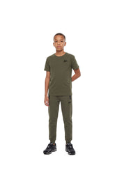 Malelions Junior Counter T-Shirt | Dark Olive