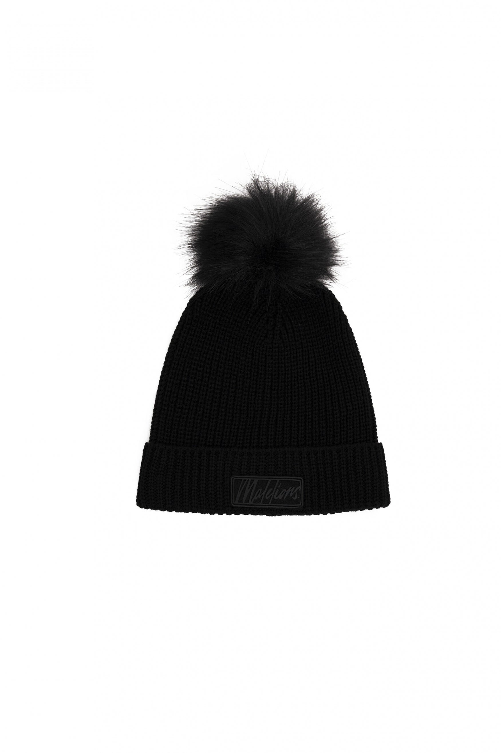 Malelions Junior Knitted Beanie | Black