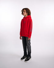 Malelions Junior Lective Hoodie | Red/Grey