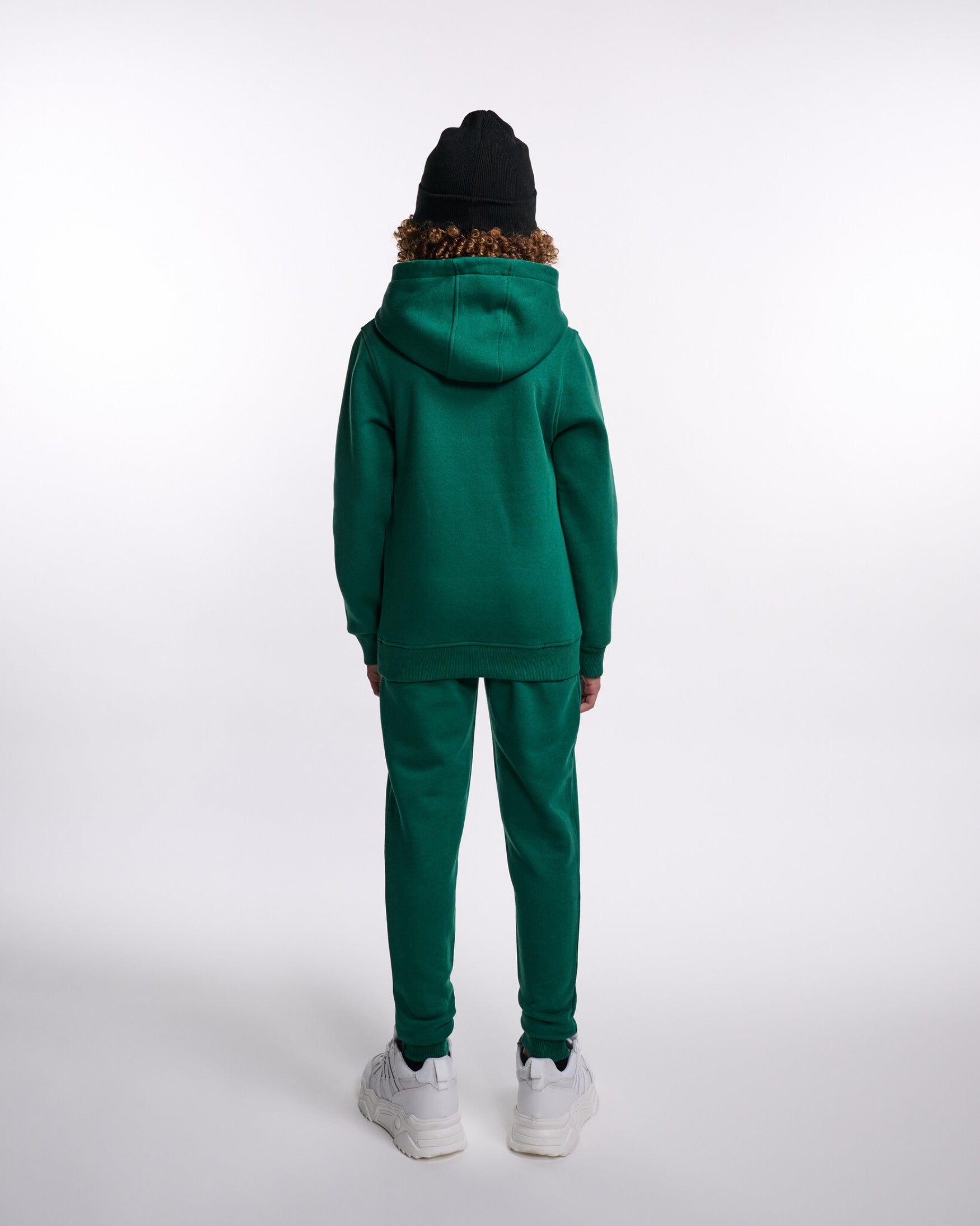 Malelions Junior Signature Tracksuit | Dark Green/White