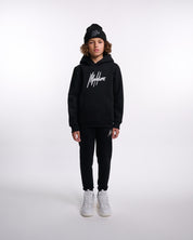 Malelions Junior Signature Tracksuit | Black/White