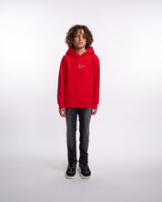 Malelions Junior Lective Hoodie | Red/Grey