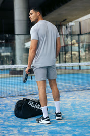 Malelions Padel Hexagon Shorts | Grey