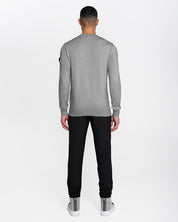 Malelions Men Knit Sweater | Grey