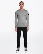 Malelions Men Knit Sweater | Grey