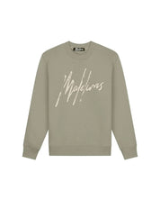 Malelions Men Destroyed Signature Sweater | Light Sage