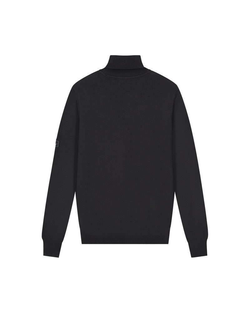 Malelions Men Knitted Turtleneck | Black