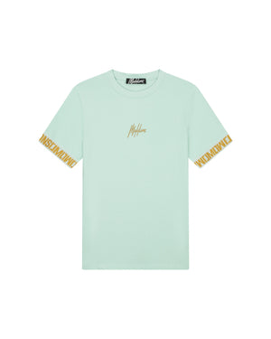 Malelions Men Venetian T-Shirt | Mint/Gold