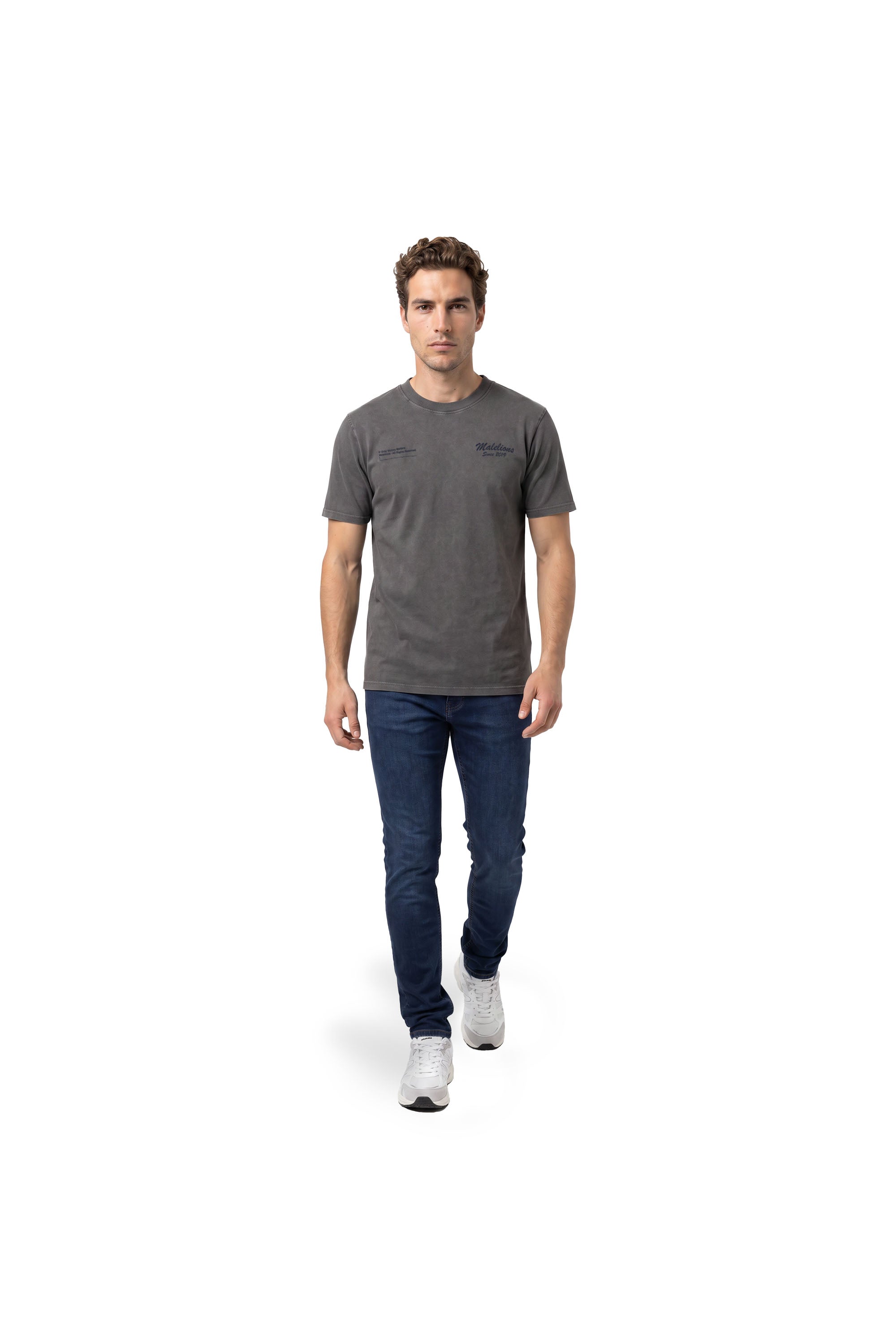 Malelions Men Homerun T-Shirt | Acid Wash