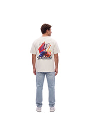 Malelions Men Homerun T-Shirt | Off-White