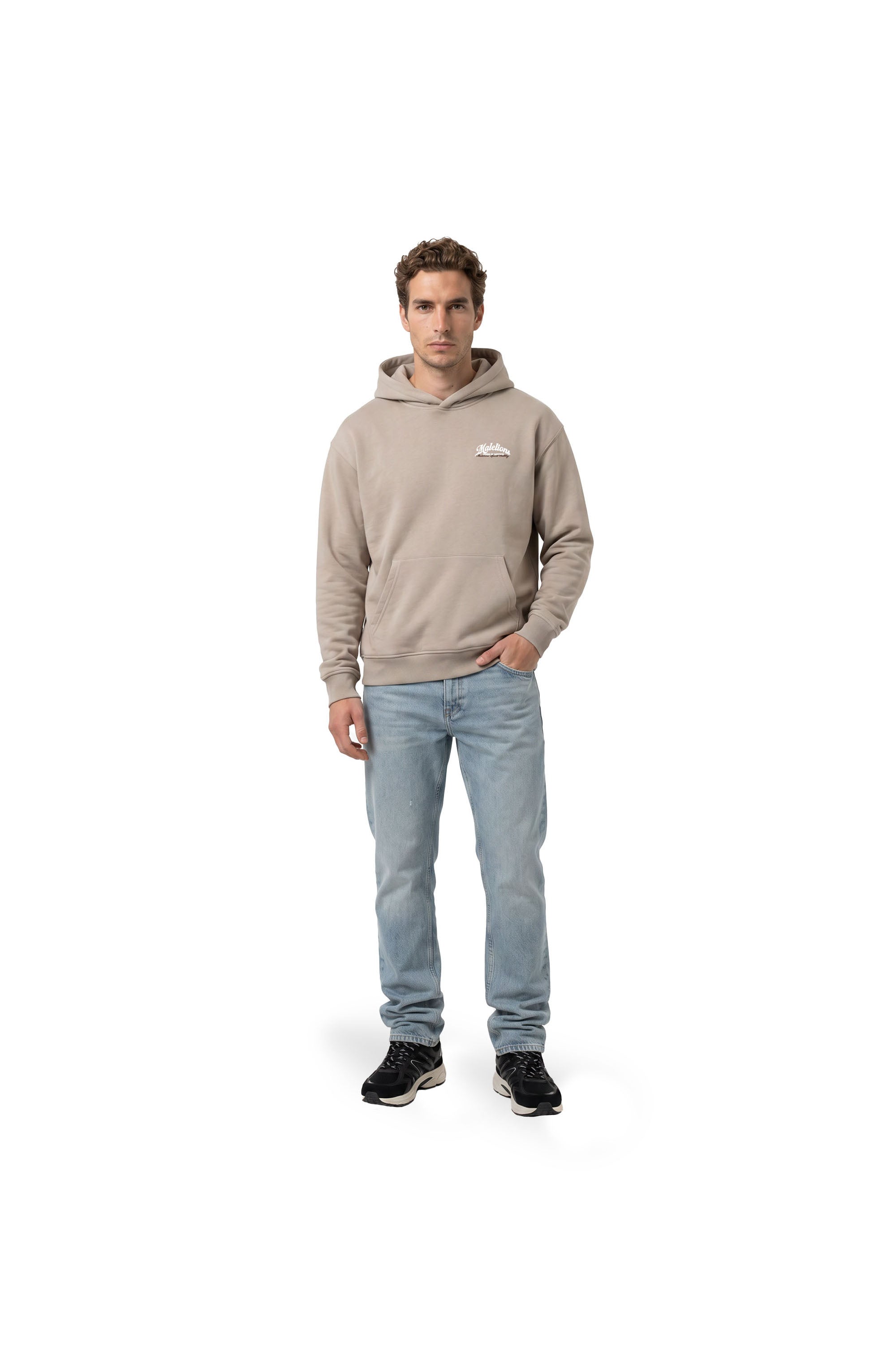 Malelions Men Sports Betting Hoodie | Almond