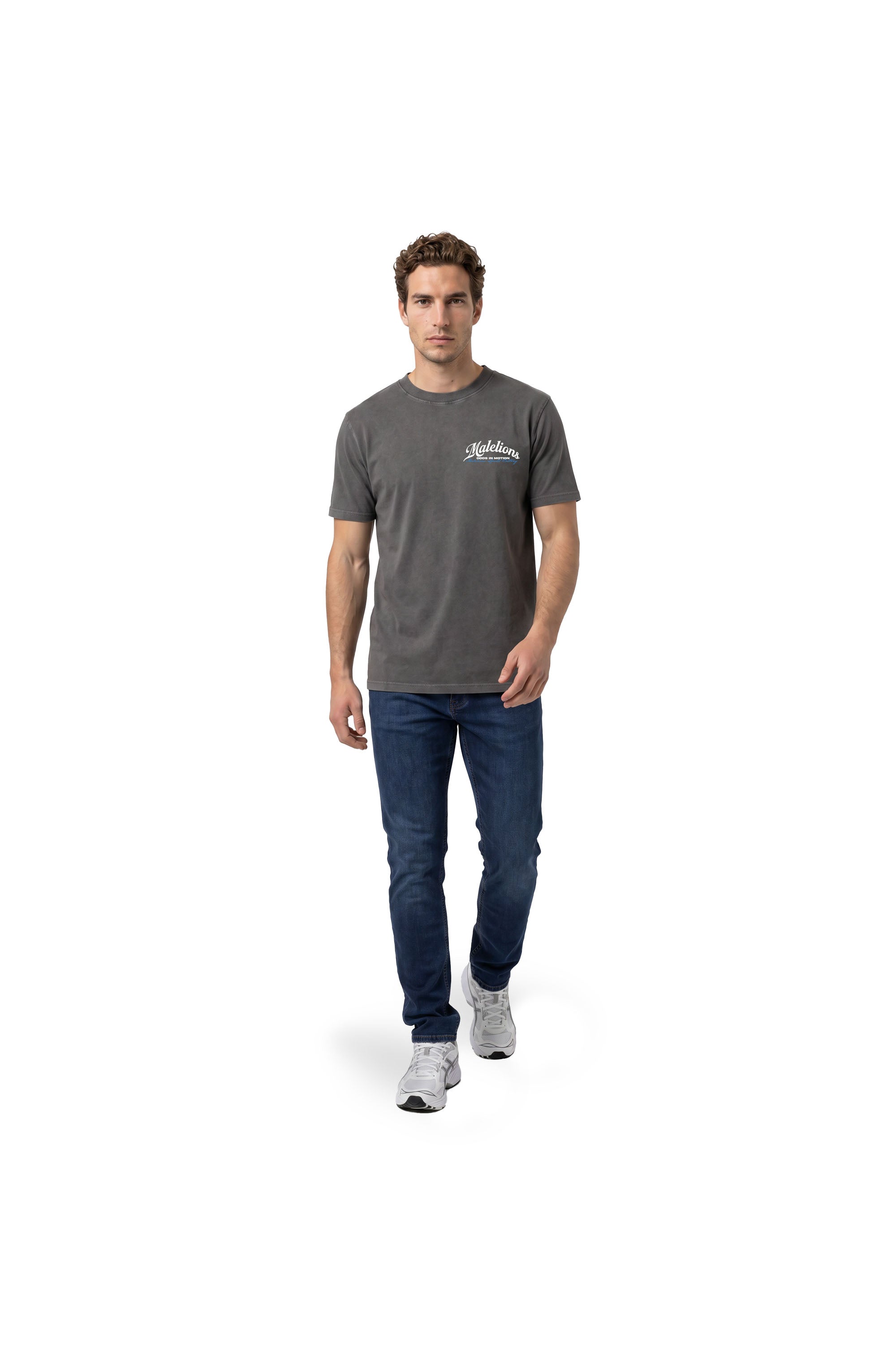 Malelions Men Sports Betting T-Shirt | Acid Wash