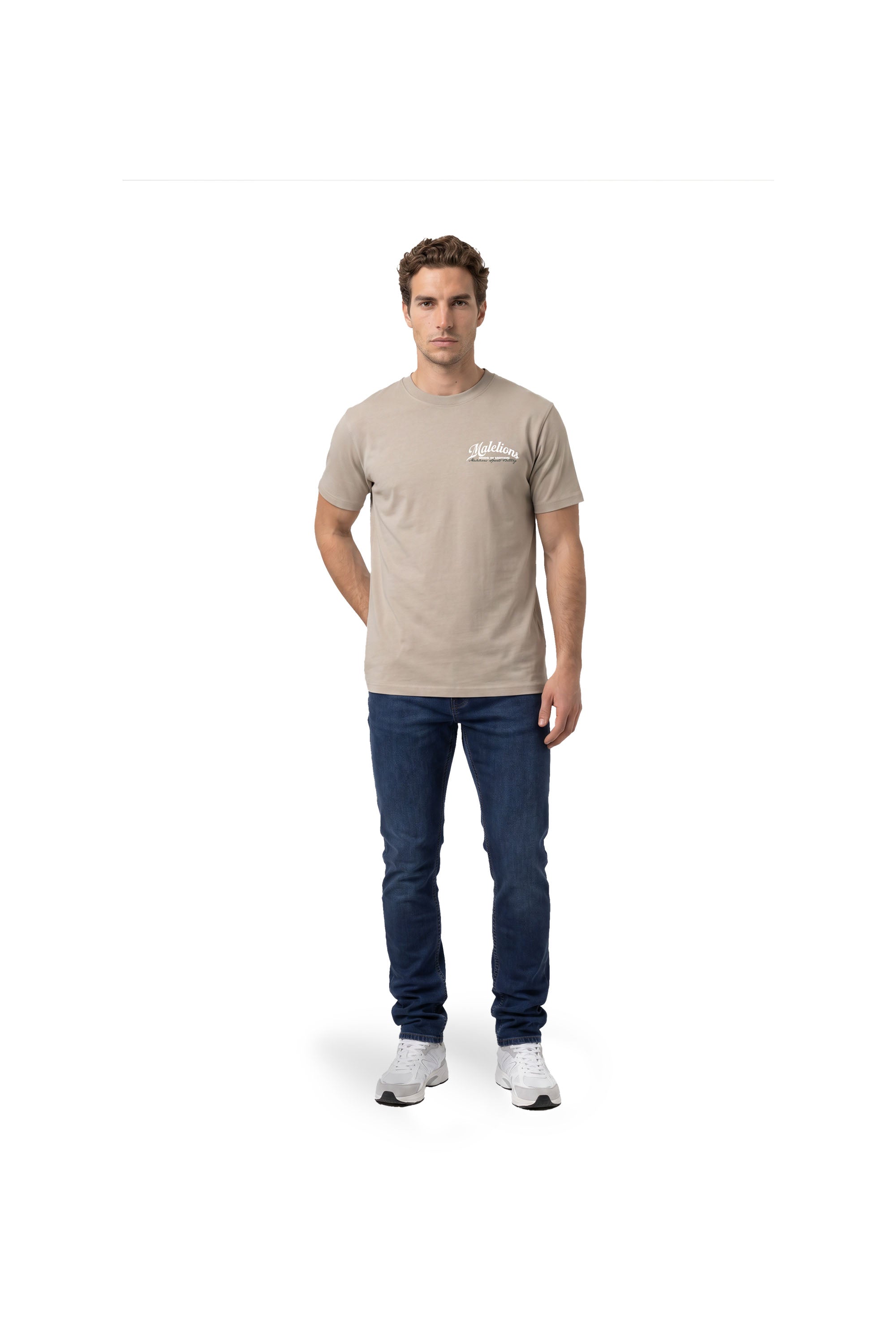 Malelions Men Sports Betting T-Shirt | Almond