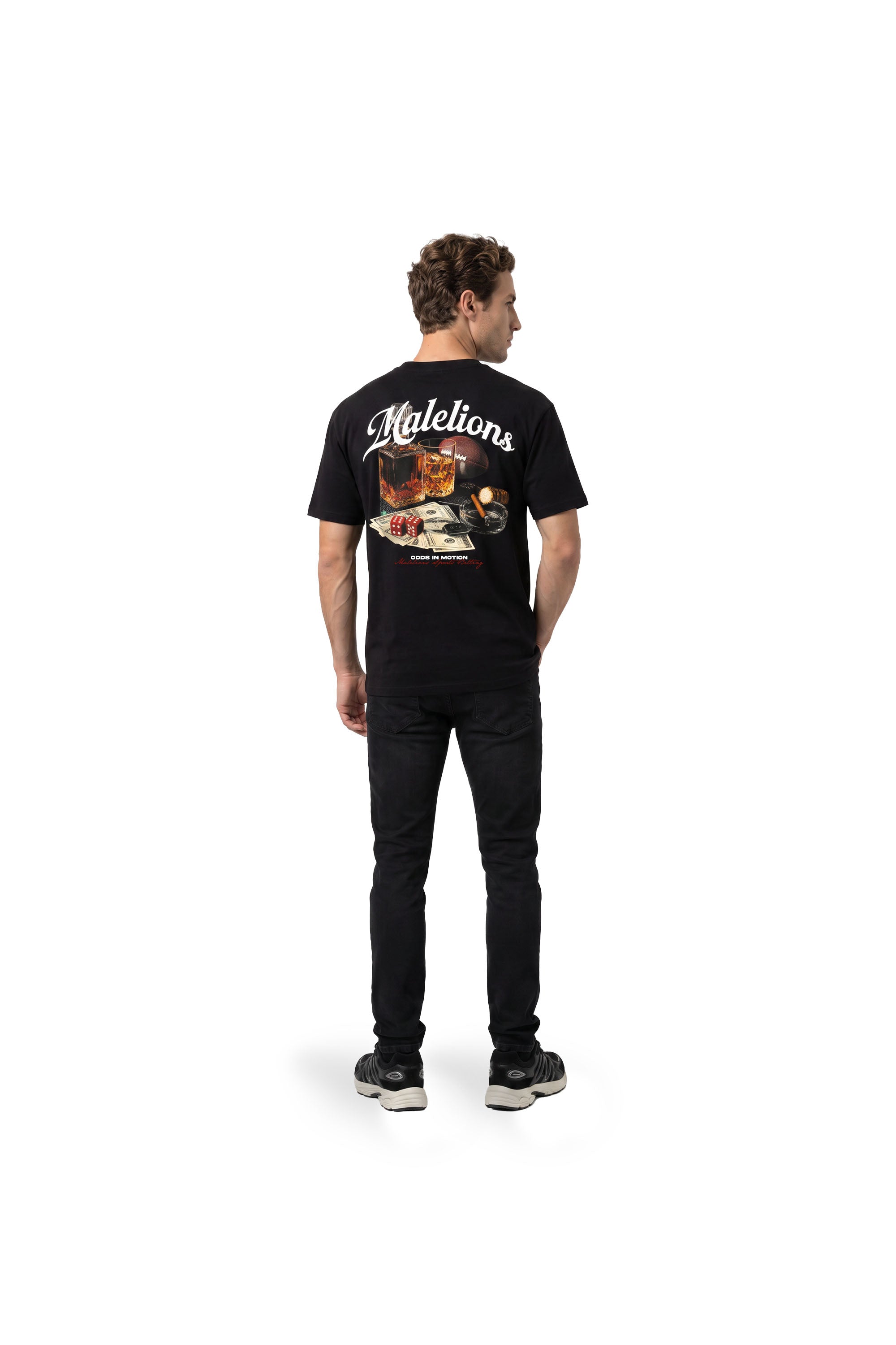 Malelions Men Sports Betting T-Shirt | Black