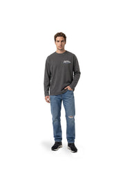 Malelions Men Sports Betting Longsleeve T-Shirt | Acid Wash