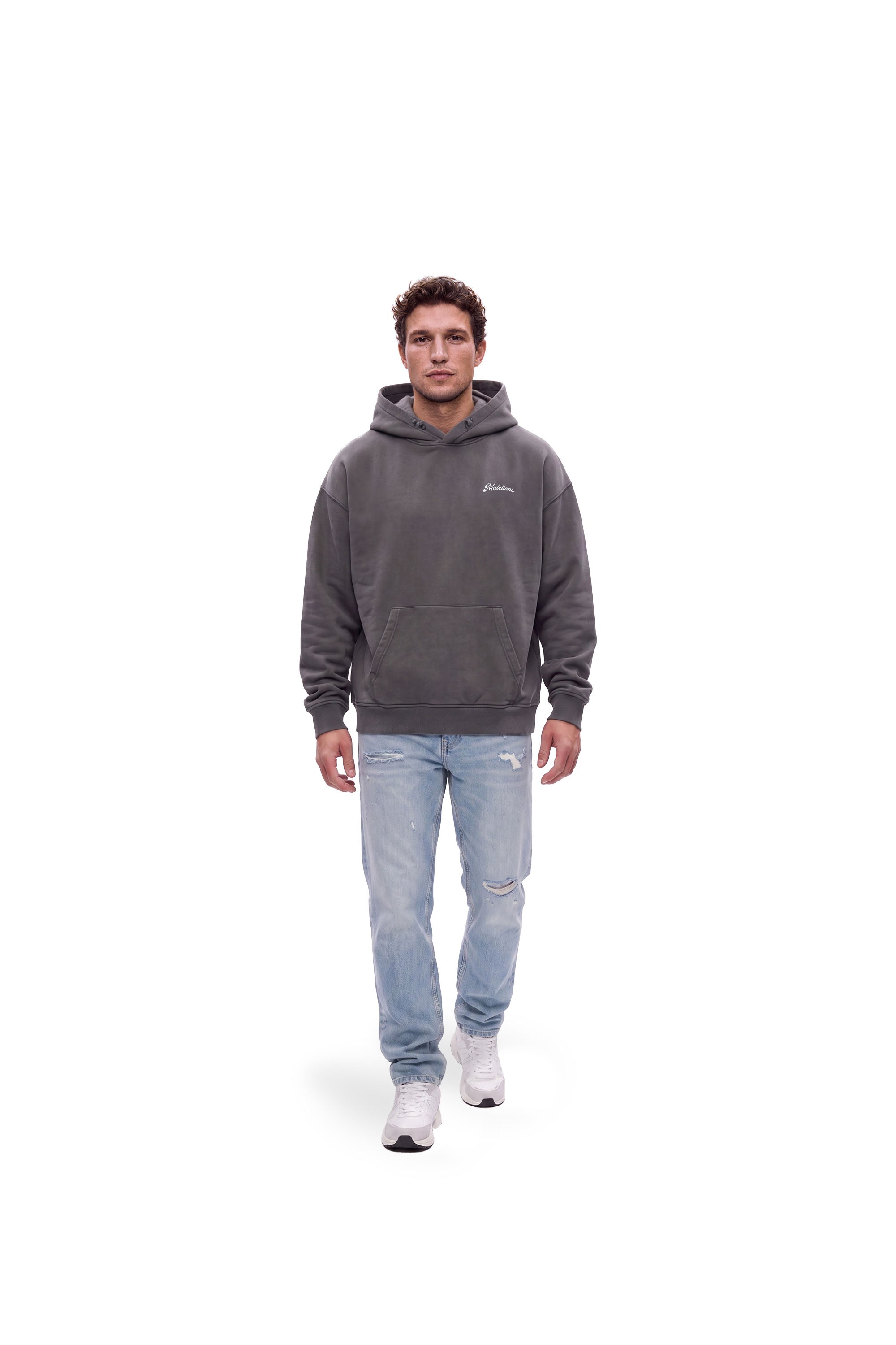 Malelions Men Victory Taste Hoodie | Acid Wash