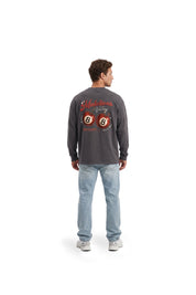 Malelions Men Victory Taste Longsleeve T-Shirt | Acid Wash
