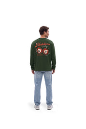 Malelions Men Victory Taste Longsleeve T-Shirt | Racing Green