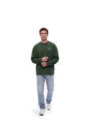 Malelions Men Victory Taste Longsleeve T-Shirt | Racing Green