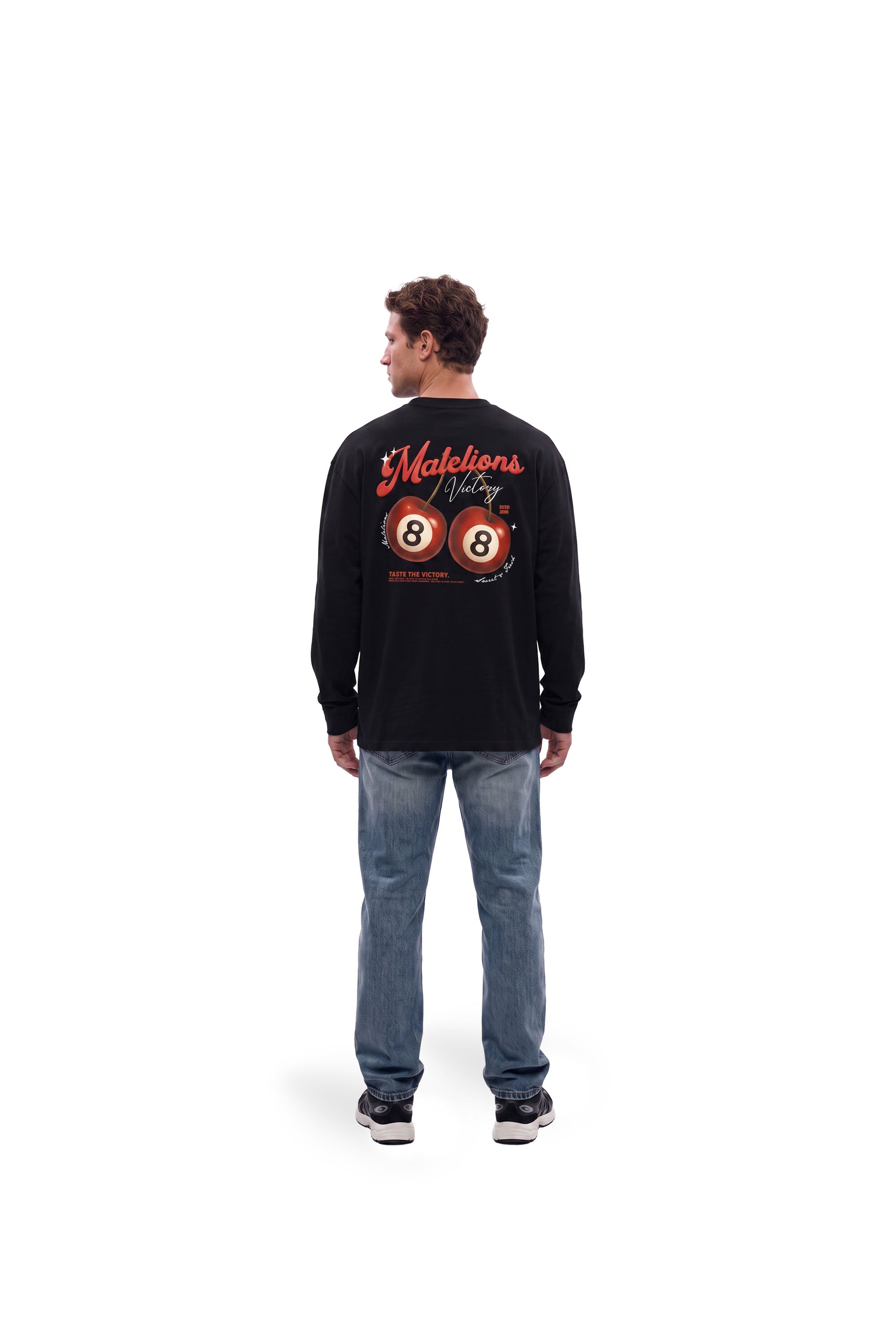 Malelions Men Victory Taste Longsleeve T-Shirt | Black