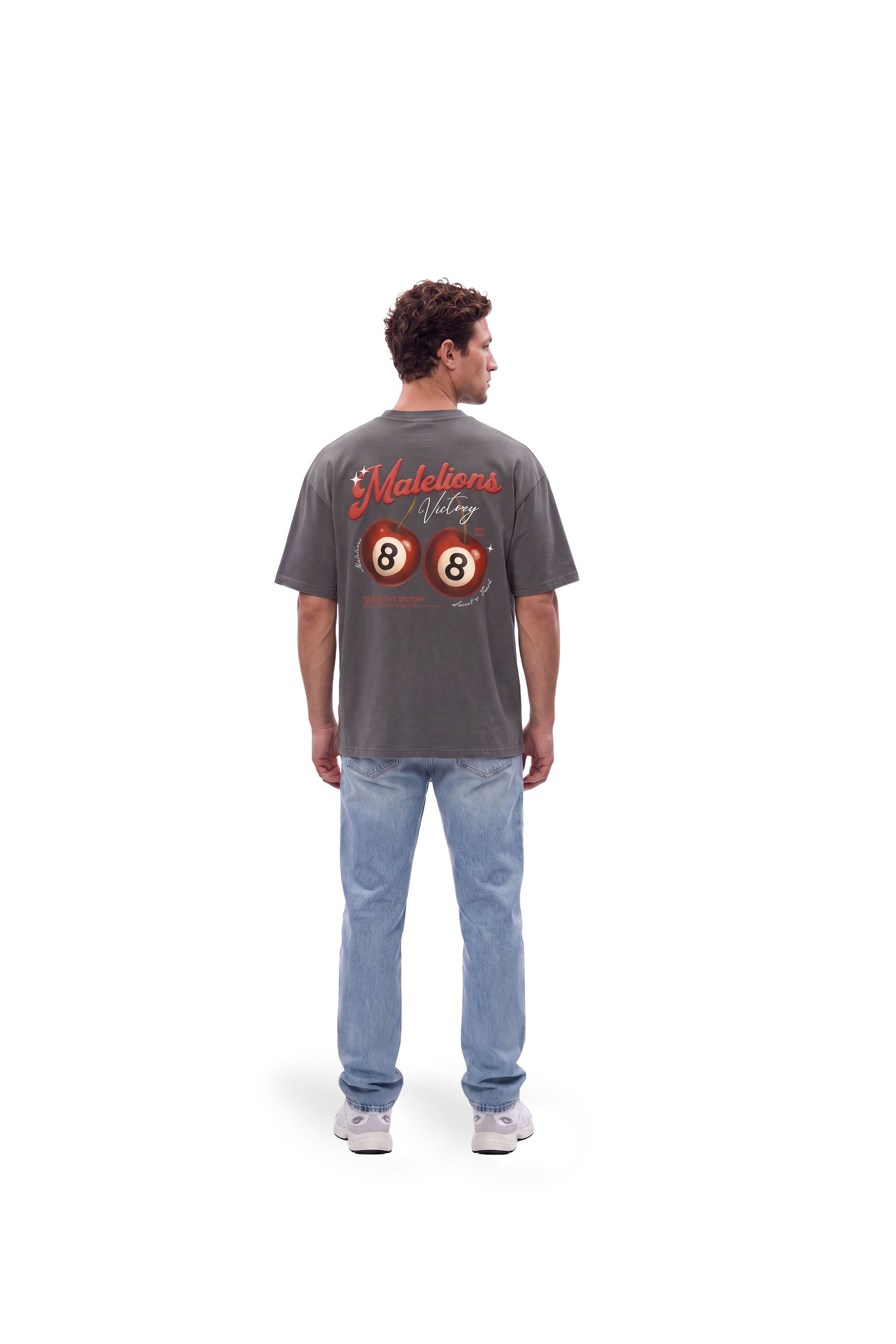 Malelions Men Victory Taste T-Shirt | Acid Wash